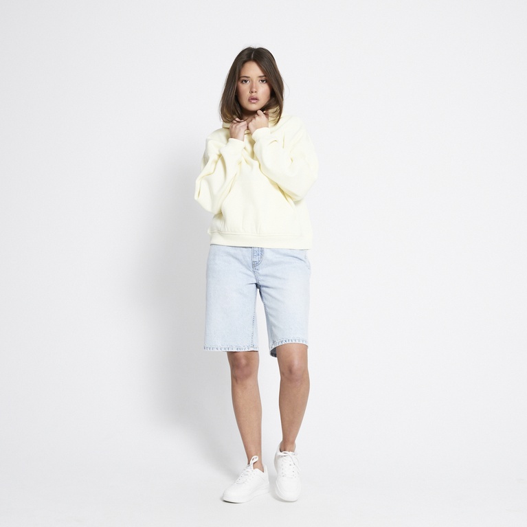 Heavy hoodie "Hilma" Light Yellow